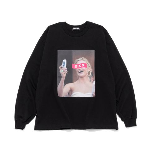 【Last1 SizeL】GX-A25-LT-01  LONG SLEEVE T-SHIRT   BLACK
