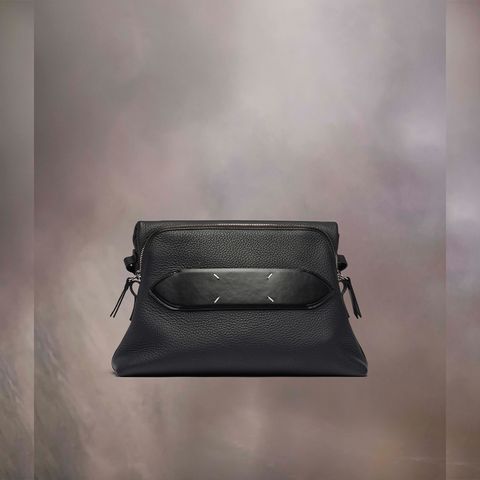 5AC レザーショルダーバッグ スモール / Black