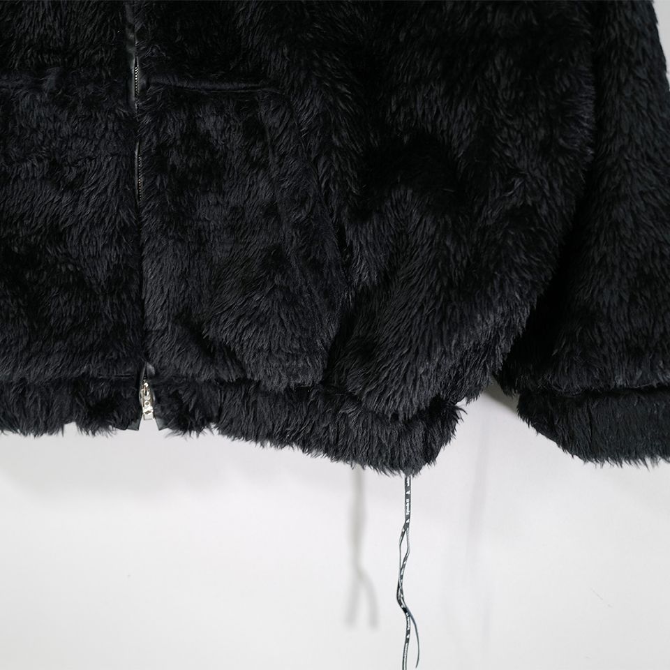 【mastermindJAPAN】 POLAR BEAR ZIP-UP HOODIE  BLACK