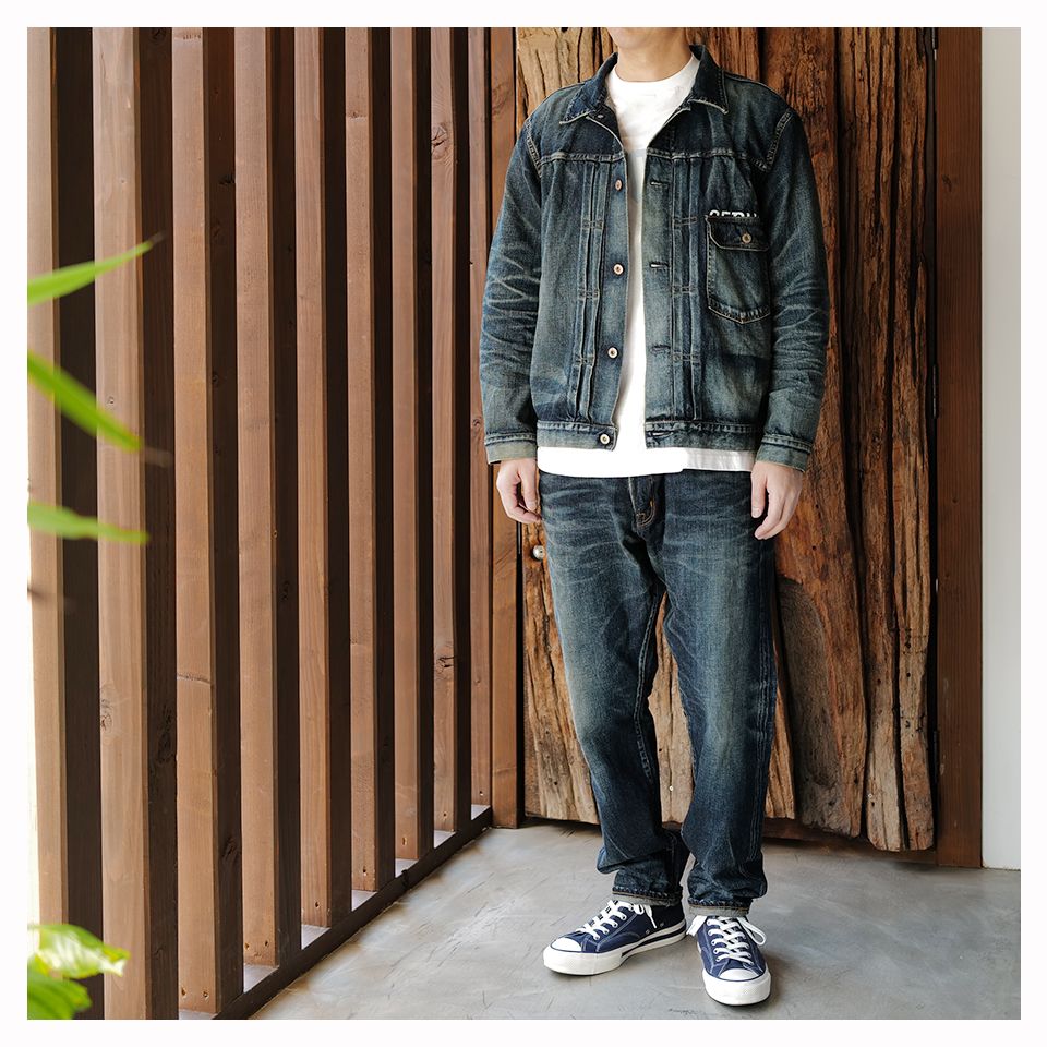 SQ-22AW-PT-06 FRAGMENT x SEQUEL DAMAGE DENIM PANTS