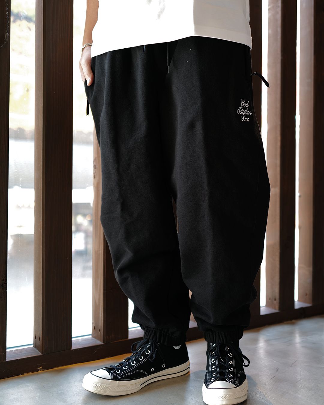 GX-A26-PT-02  SWEAT PANTS  BLACK