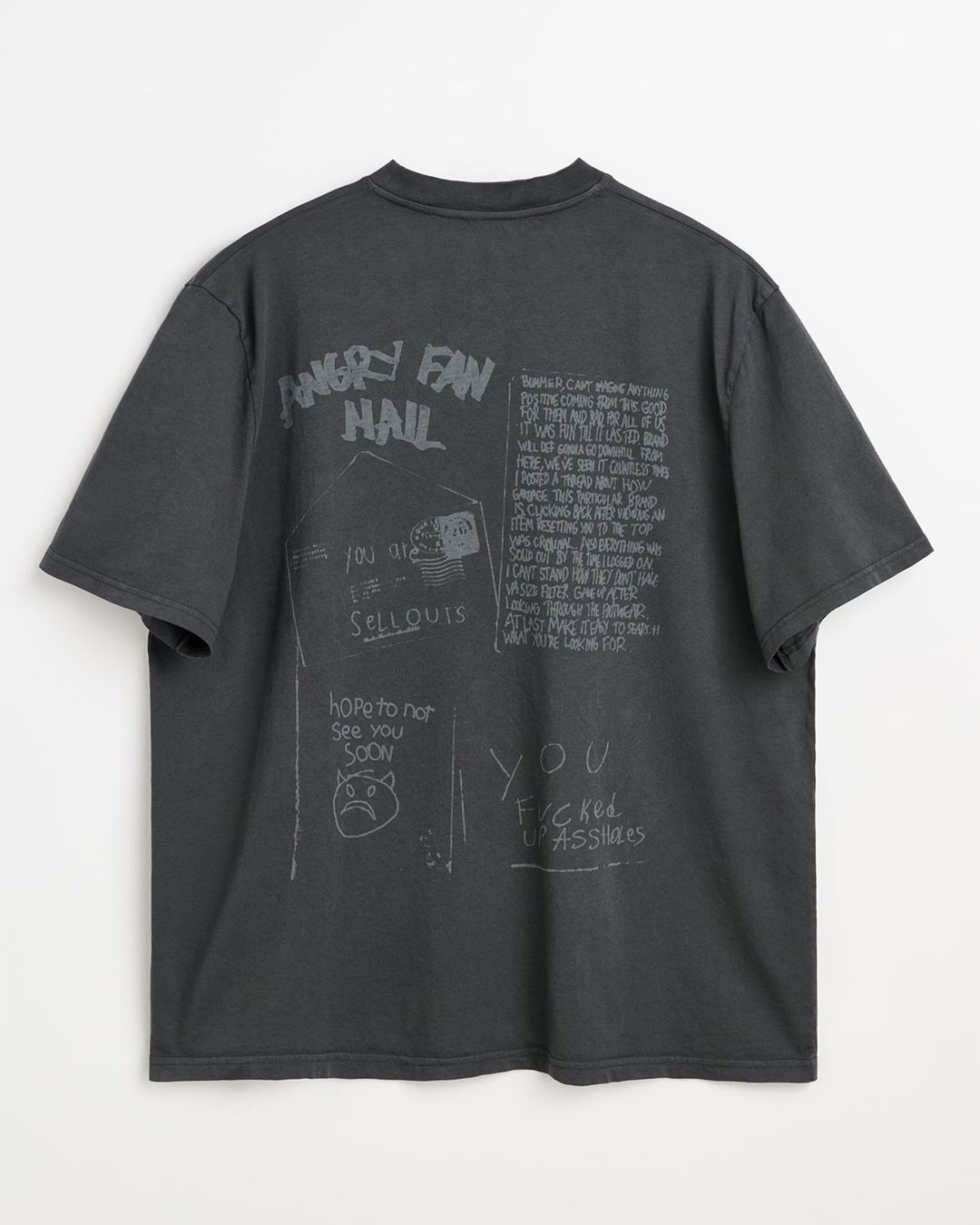 BOX T-SHIRT  Angry Fan Mail Print