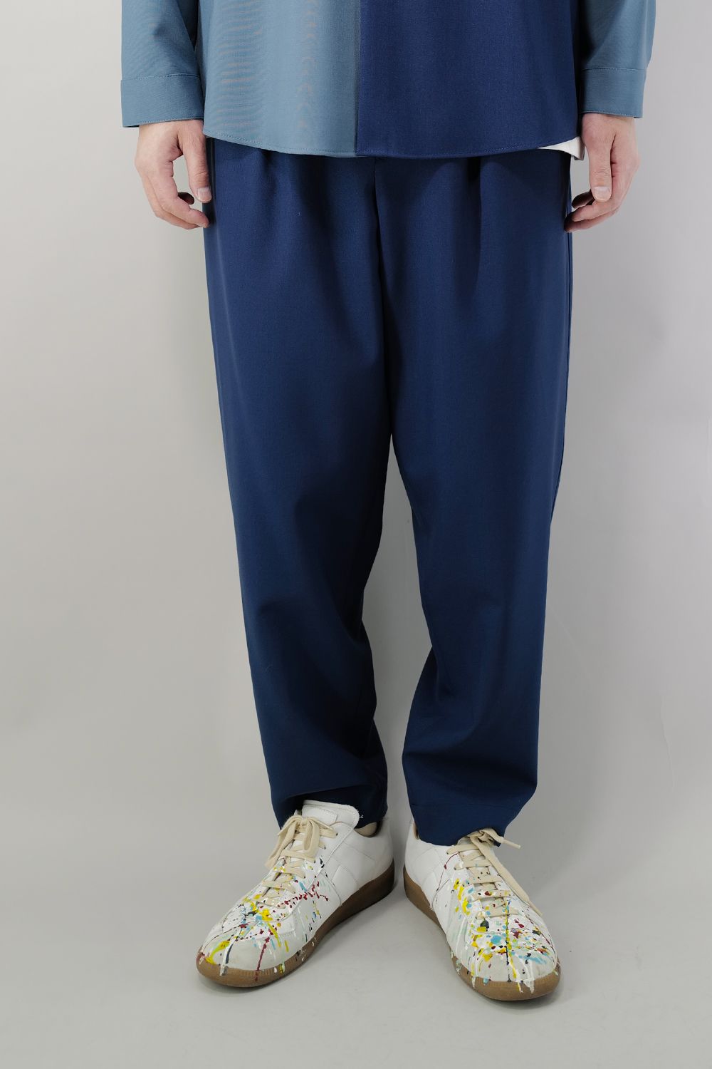 MARNI - 【ラスト1点Size48】TROPICAL WOOL PANTS Blue | River