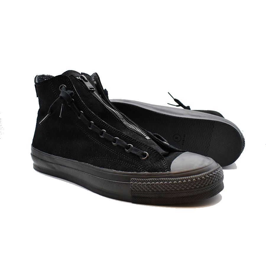 〈MINEDENIM × nonnative〉  DWELLER TRAINER HI COW LEATHER WITH GORE-TEX bySPINGLE  BLACK