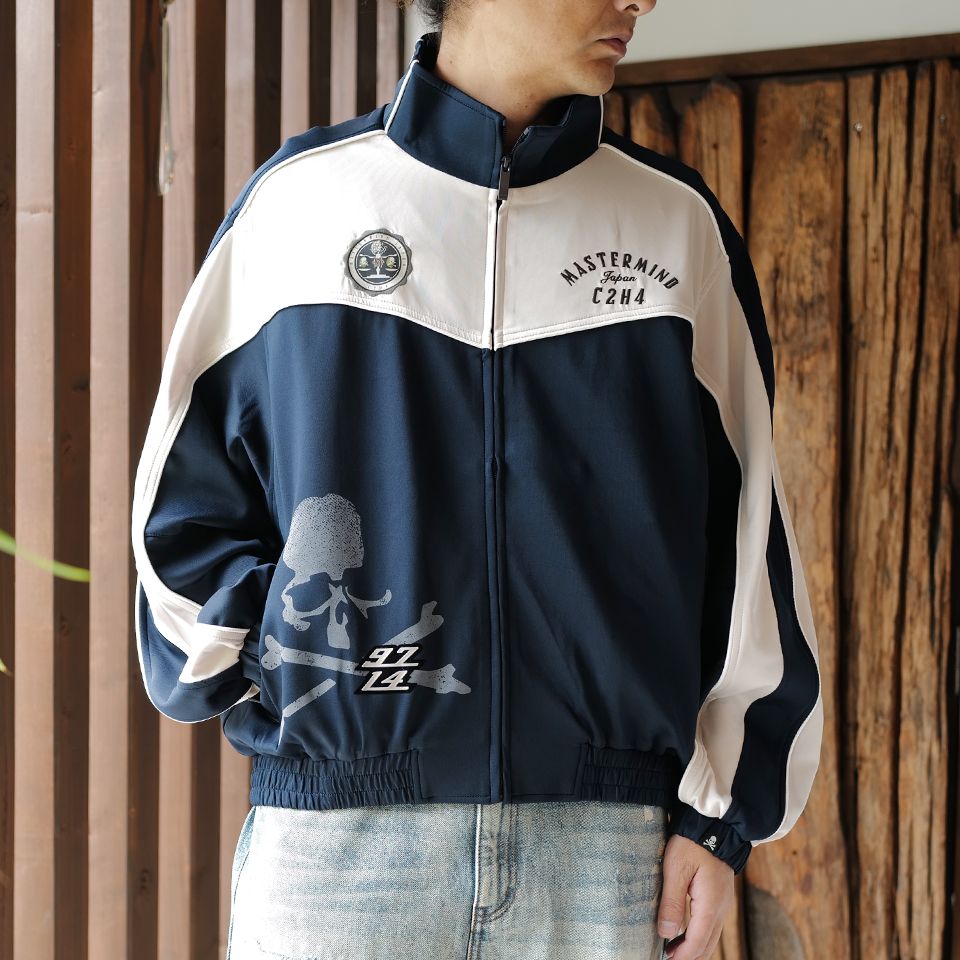 【Last1 M】C2H4 x MMJ Cabin Track Jacket    Navy & Cream