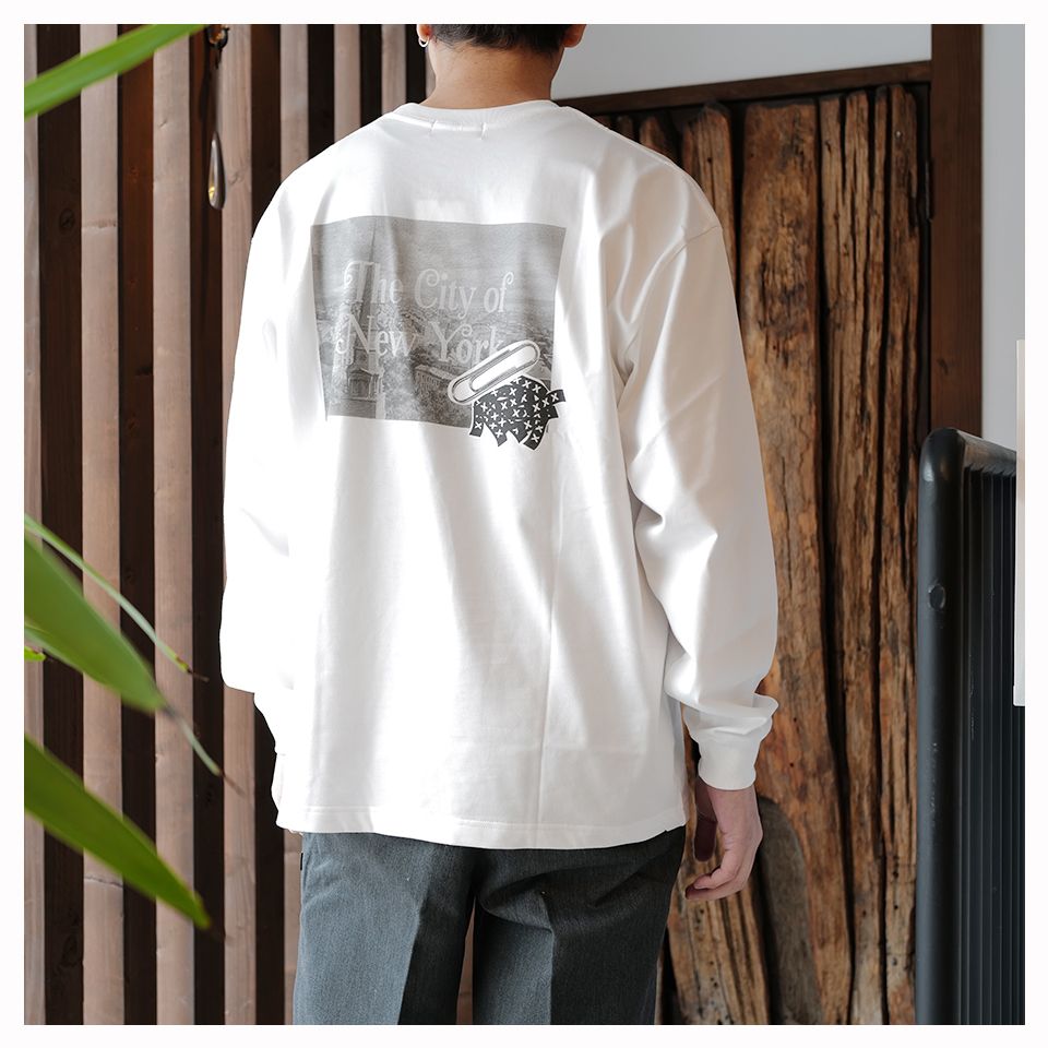 GX-A23-LT-04 LONG SLEEVE T-SHIRT WHITE - S