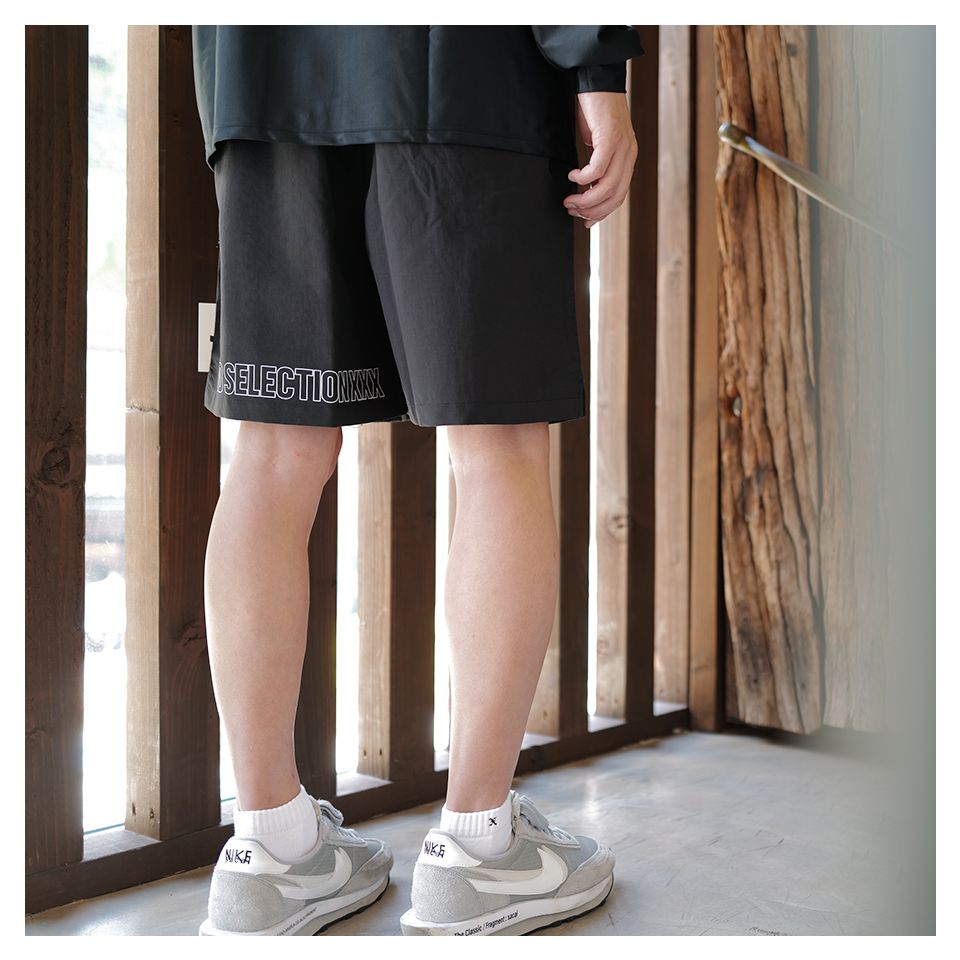 GX-S24-SW-01 SWIM SHORTS  BLACK