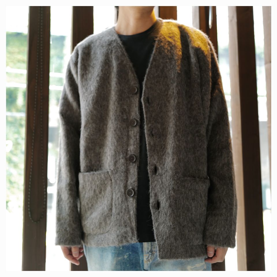 OUR LEGACY - CARDIGAN Mole Grey Mohair | River