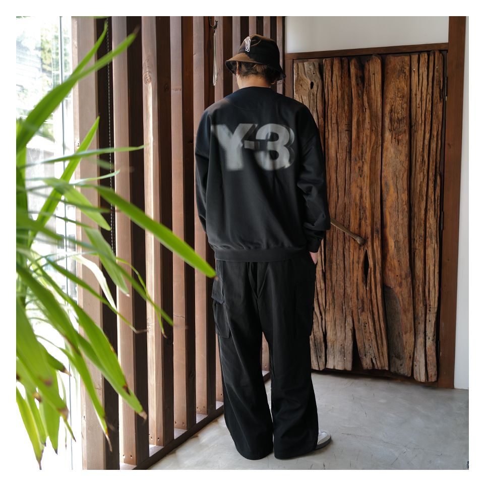 Y-3 - LOGO CREW Black | River