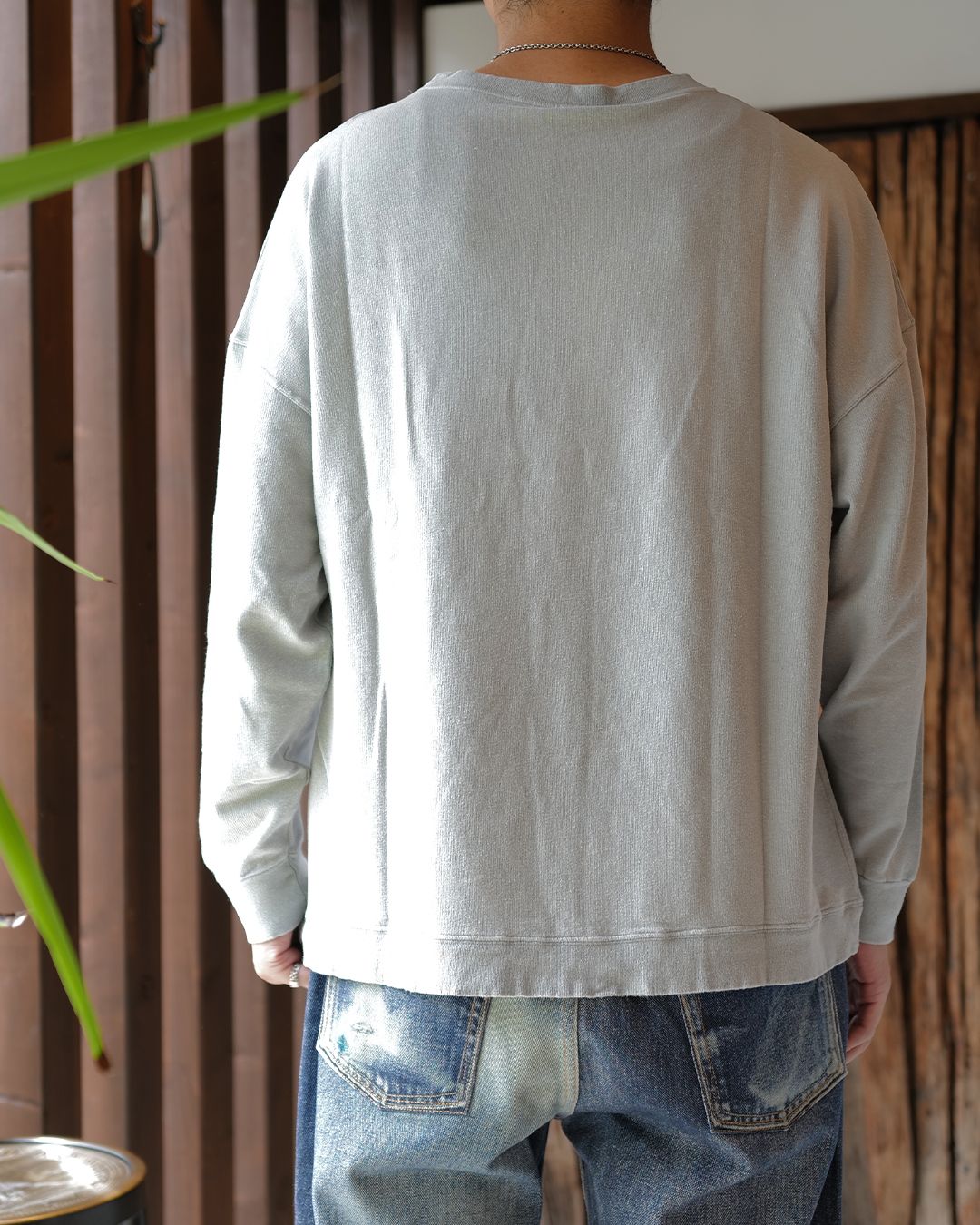 SLACK SWEATSHIRT Sunfaded Ash Rogue Loopback