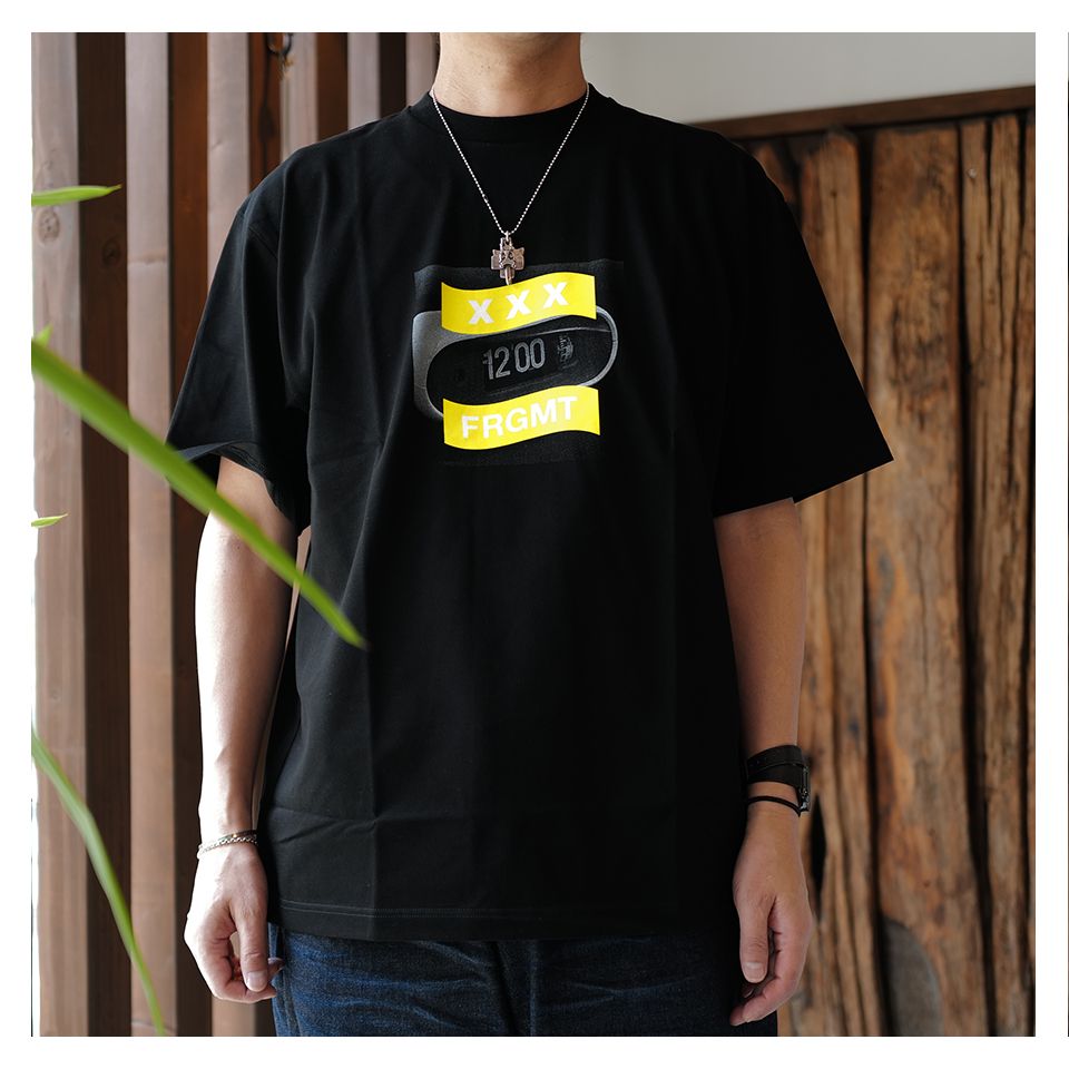 【Last1点 XXL】GX-S25-12FST-01 XXX 12th ANNIVERSARY T-SHIRT  xFRAGMENT  BLACK