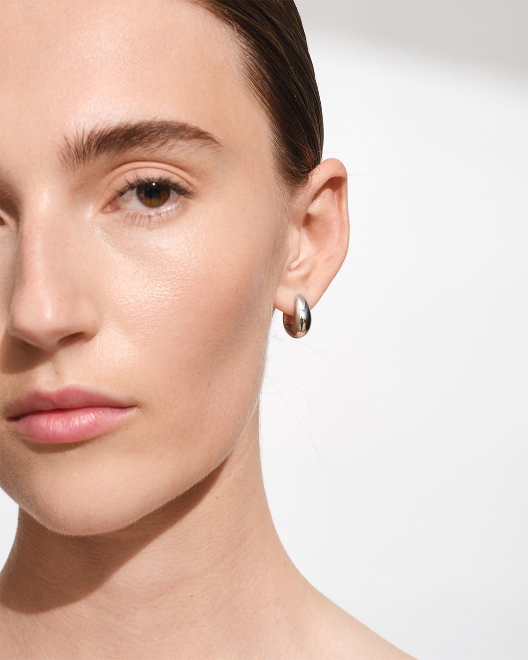 Ice Hoop Small / アイス フープ スモール ピアス