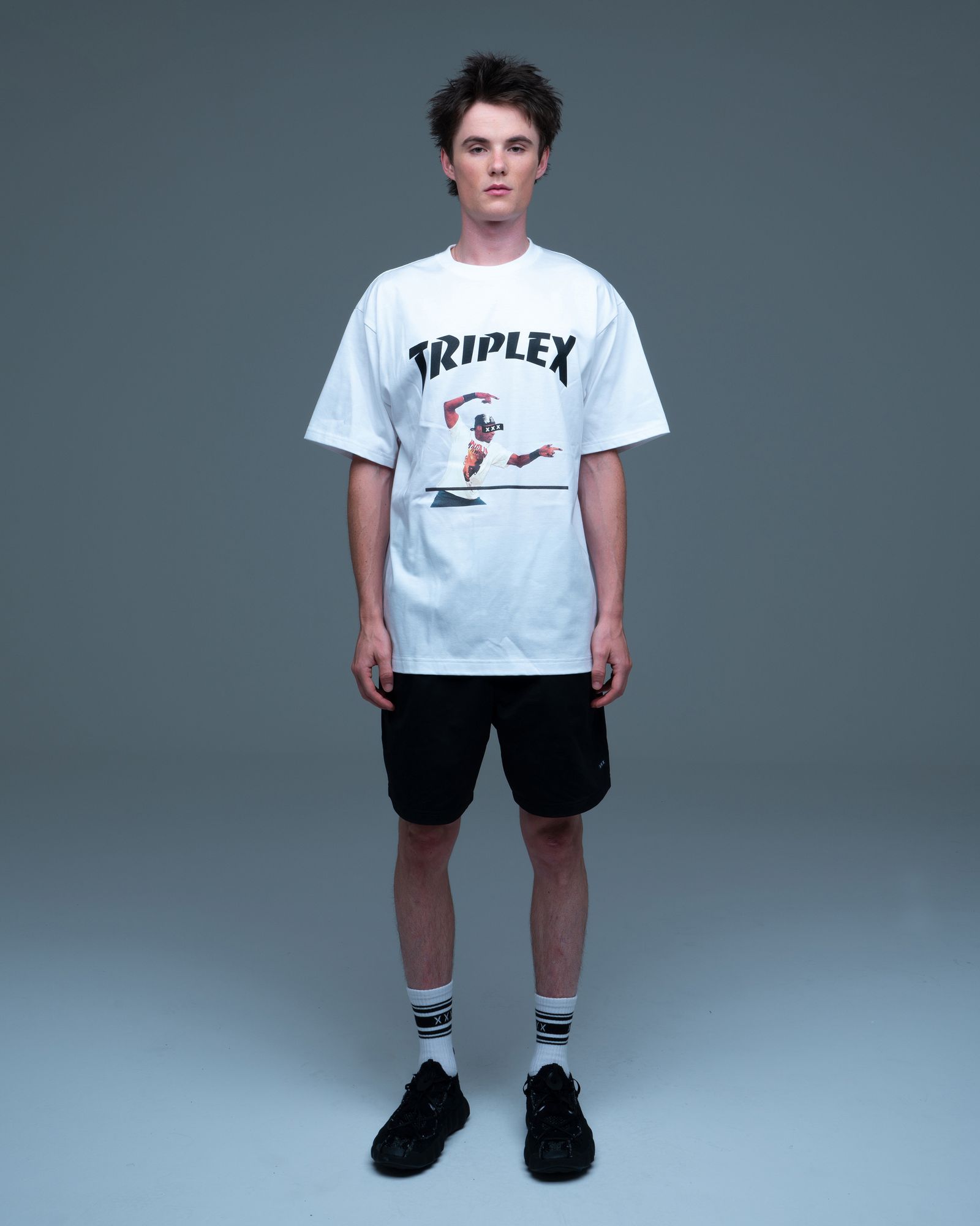 GX-S26-ST-18  T-SHIRT   [WHITE]