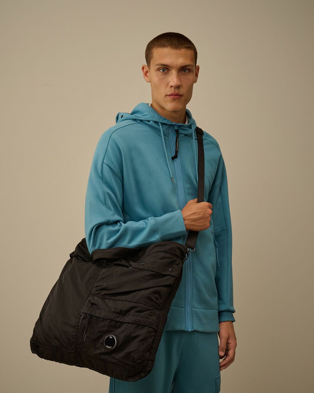 Nylon B Shoulder Bag Black