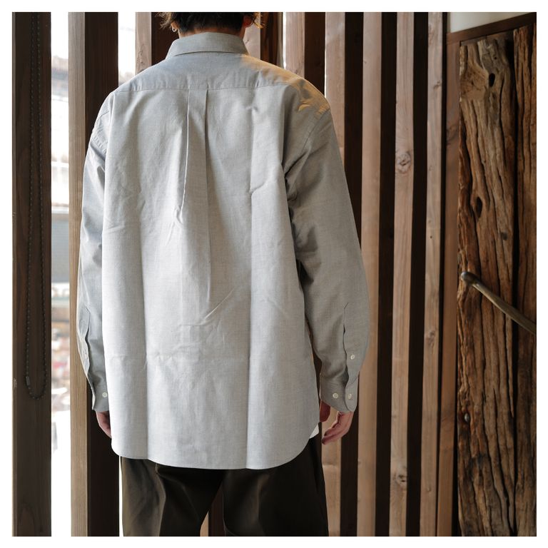 SEQUEL - SQ-23AW-SH-02 FLYFRONT OX SHIRT GRAY | River