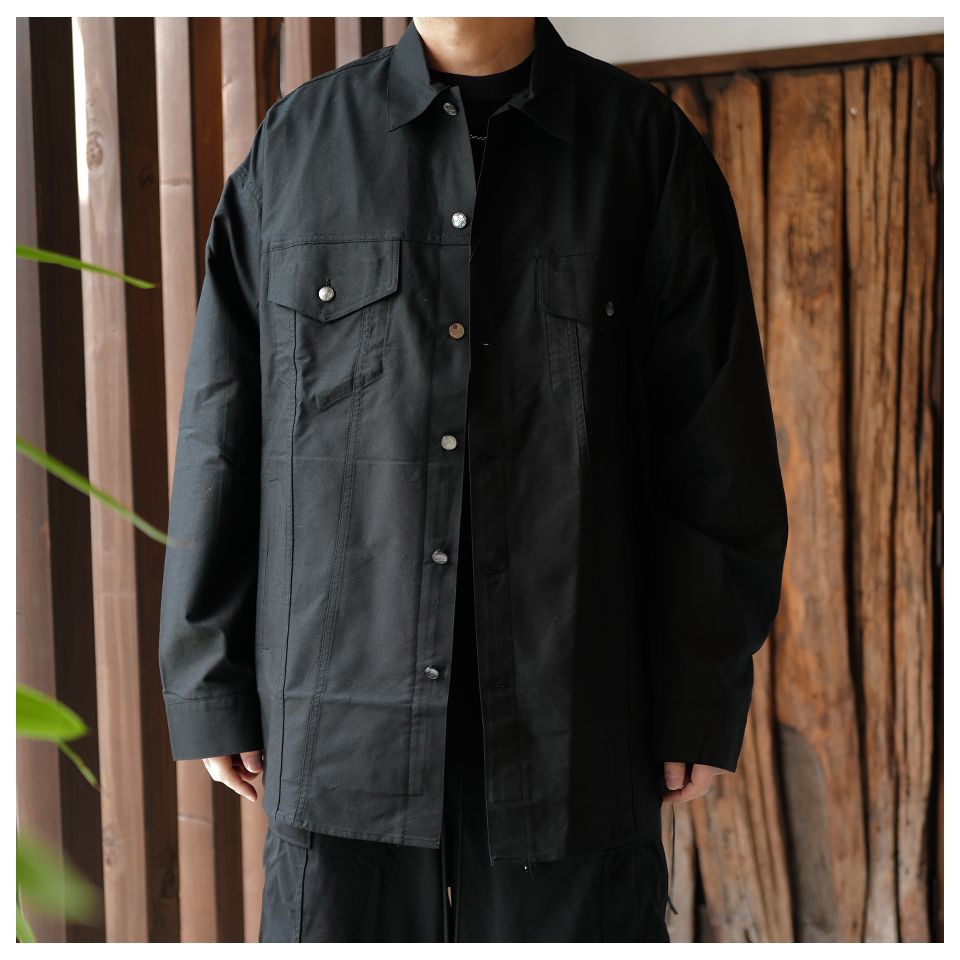 【mastermindJAPAN】 LS OXFORD SHIRT BLACK