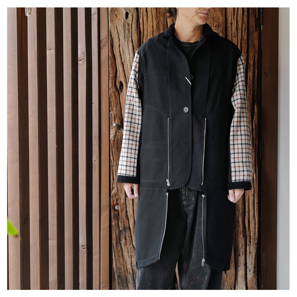 直営店★Maison Margiela★厚手のコットンダブルコート Maison Margiela ヘビーコットン ダブルコート | River