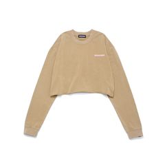 【WOMENS】GXL-S25-CS-09  LONG SLEEVE T-SHIRT   BEIGE