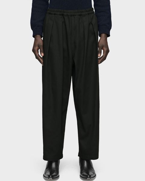 ドロップライズ コットントラウザーズ [BLACK]