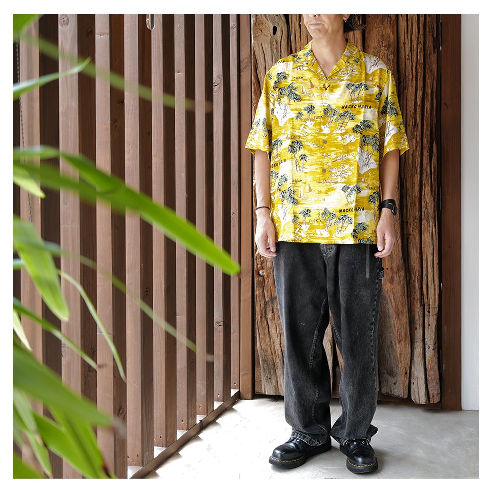 MINEDENIM - WACKOMARIA × MINEDENIM Hawaiian Shirt | River