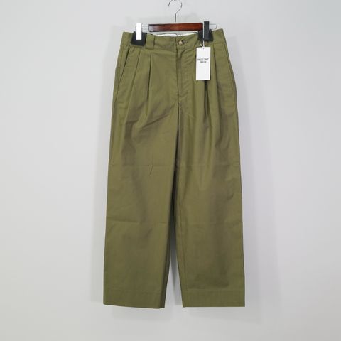 【Last1 Size2】Rubber Back Pants  OD.Green