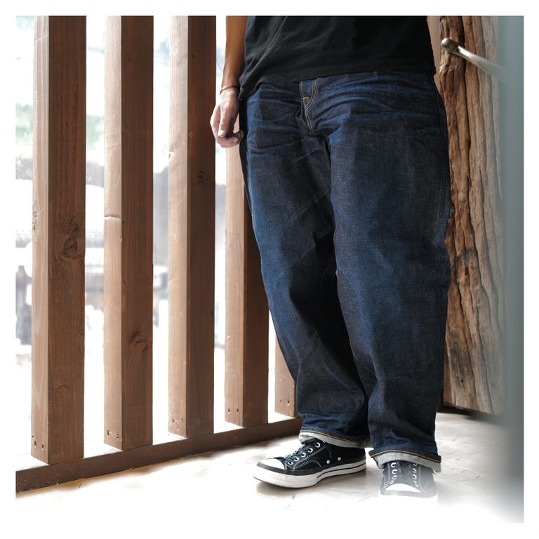 SEQUEL - SQ-24AW-PT-02 x FRAGMENT 生立体DENIM PANTS INDIGO | River