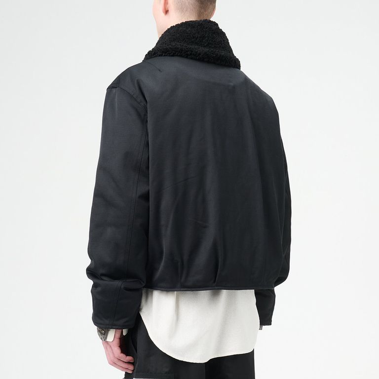 OUR LEGACY - ACE JACKET Black Aero Nylon | River