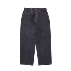 SEQUEL - SQ-23AW-PT-02 FRAGMENT x SEQUEL RIGID DENIM PANTS INDIGO 