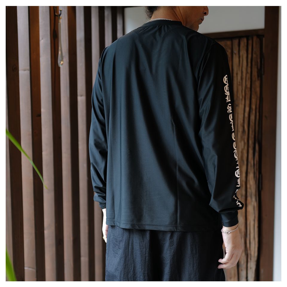 GX-S25-CS-07  RASH GUARD   BLACK