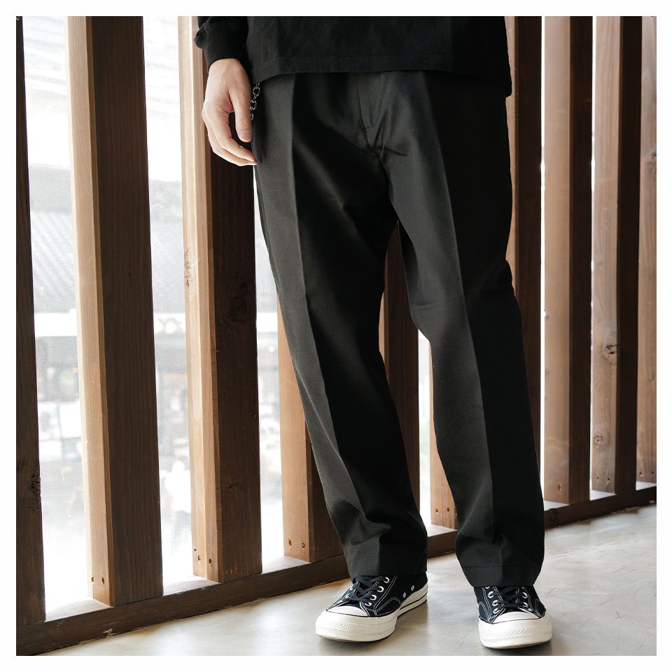 SEQUEL - 【Last1 S】SQ-23SS-PT-01 CHINO PANTS (TYPE-XF) BLACK | River