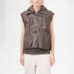 FIRM VEST  Brown Wash Out Nylon