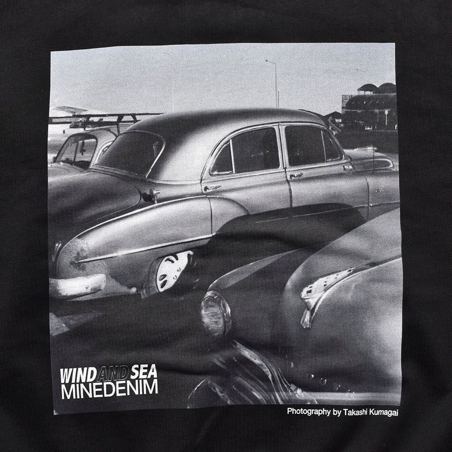 【Last1 M】WDS × MINEDENIM Photo Hoodie Black