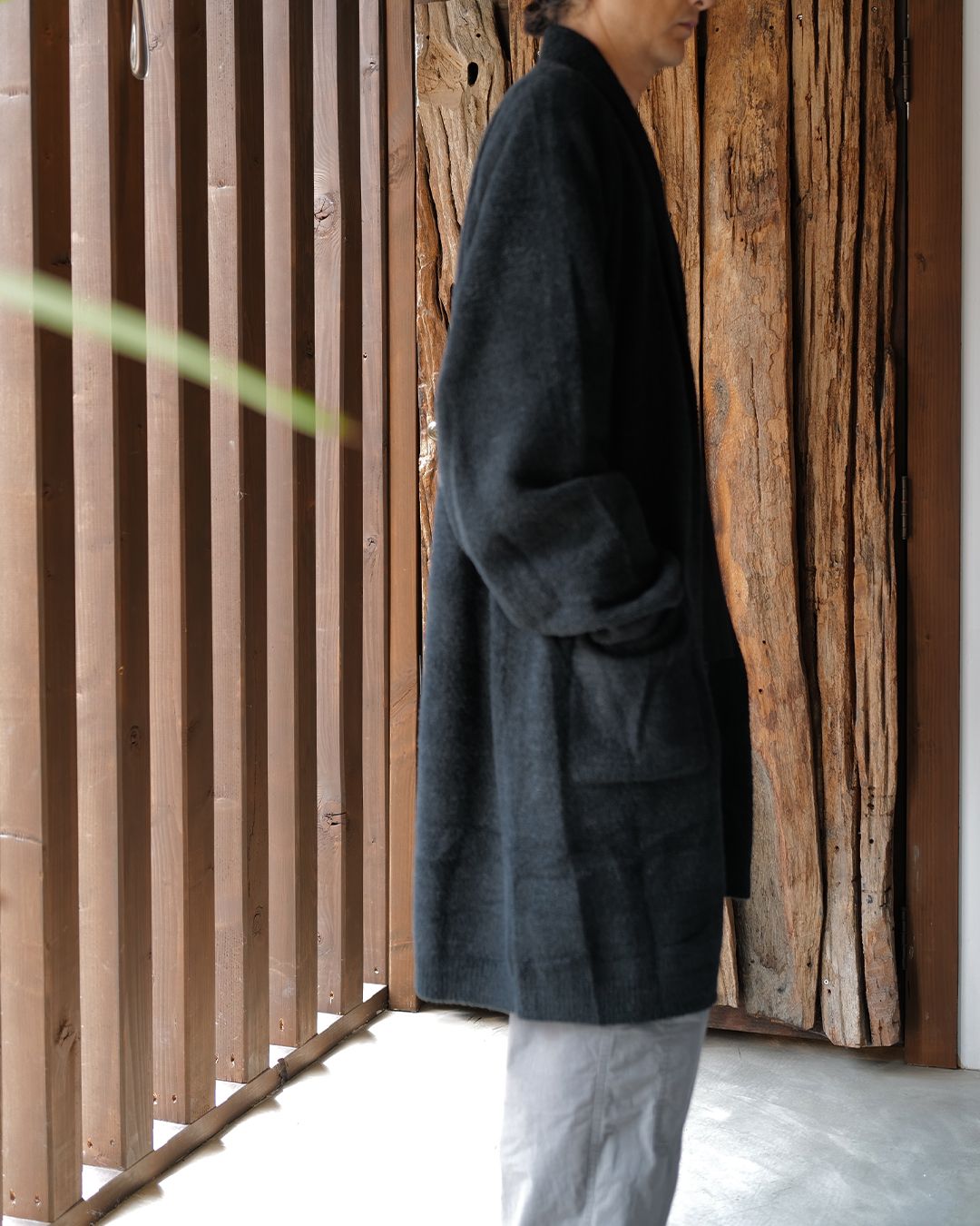 【MASTERMIND WORLD】 LOUNGE GOWN  BLACK