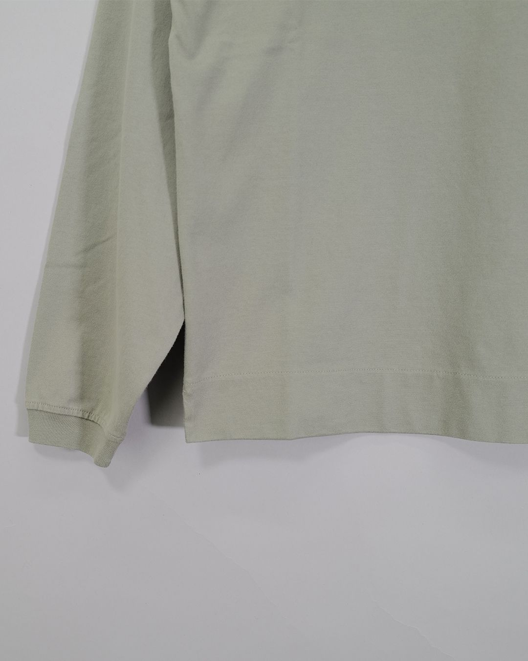 30/2 Mercerized Jersey Twisted Long Sleeve Lens T-Shirt FALLEN ROC.