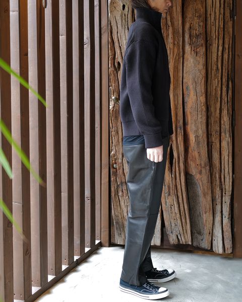 SEQUEL -TypeF- COW LEATHER PANTS