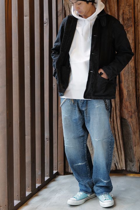【SEQUEL x FRAGMENT】 DAMAGE DENIM PANTS