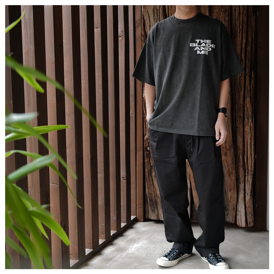 TBLM24AM008 S/S T-Shirt (ZANPAKUTOU) Black