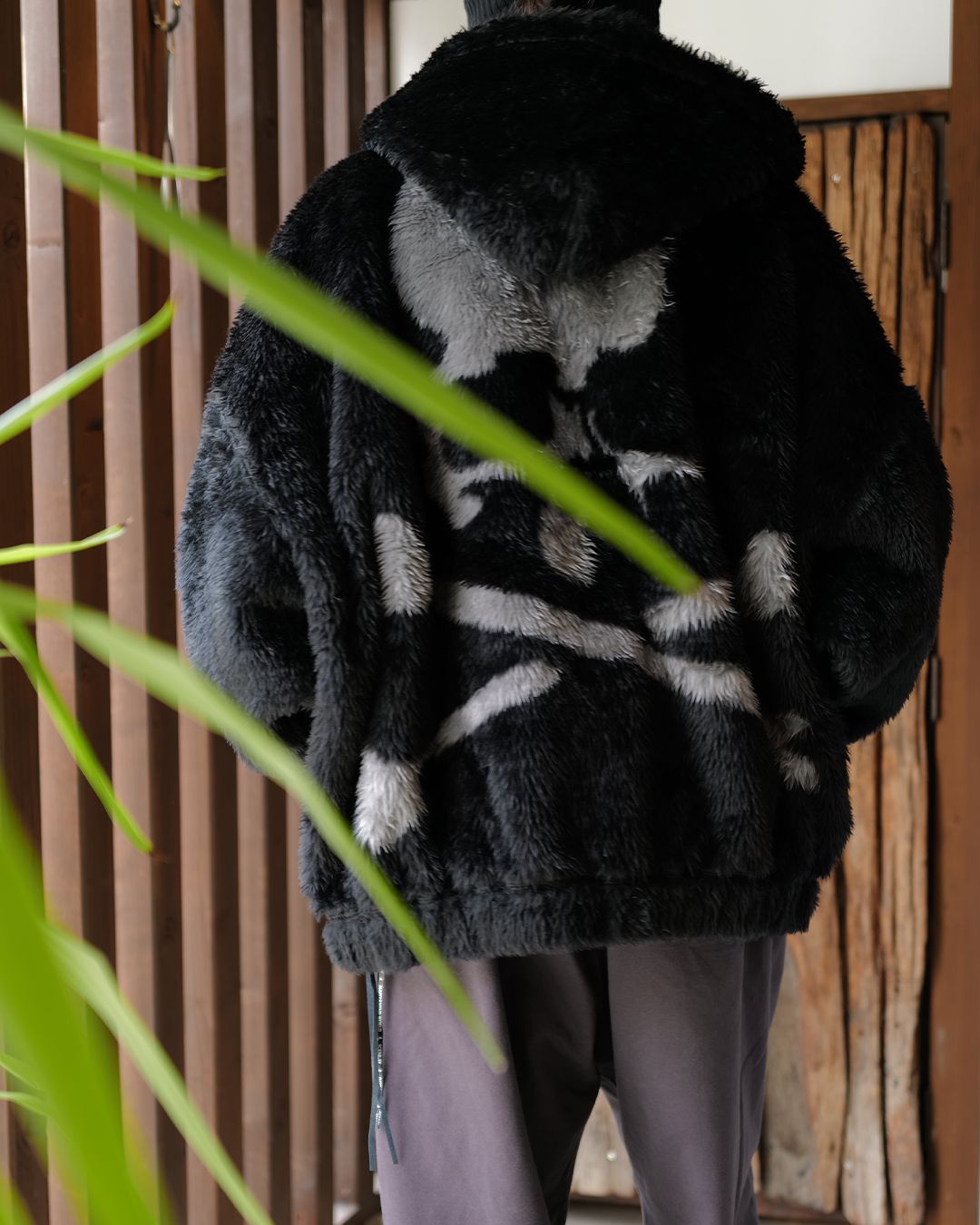 【mastermindJAPAN】 POLAR BEAR ZIP-UP HOODIE BLACK