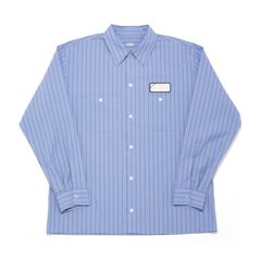 SQ-24SS-SH-05 WORK SHIRT  SAXE