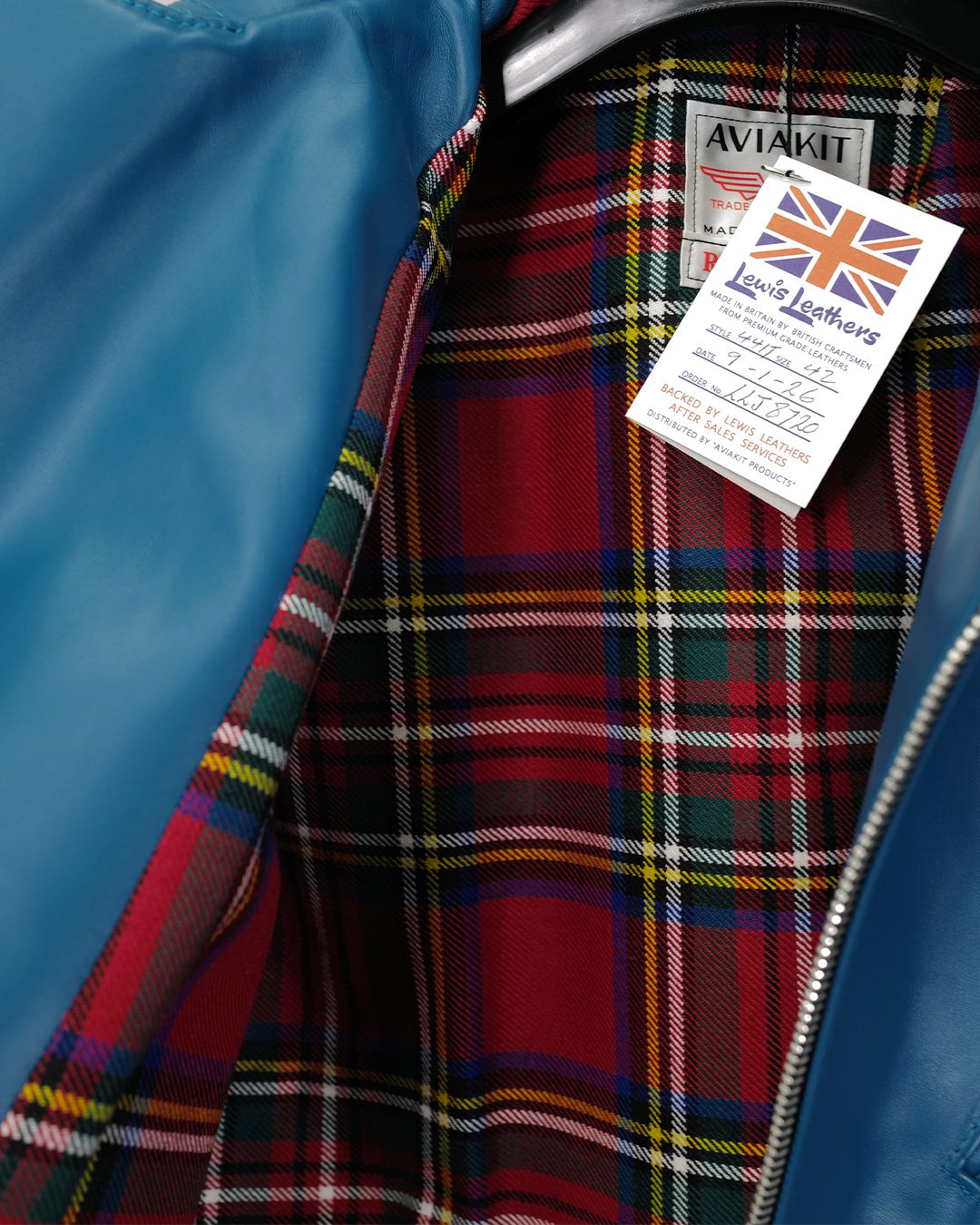 Cyclone -サイクロン- 【Tight-Fit】   (ホースレザー / 裏地:タータンチェック/) VintageTurquoise