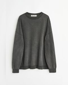 SLACK SWEATSHIRT  Washed Black Rogue Loopback