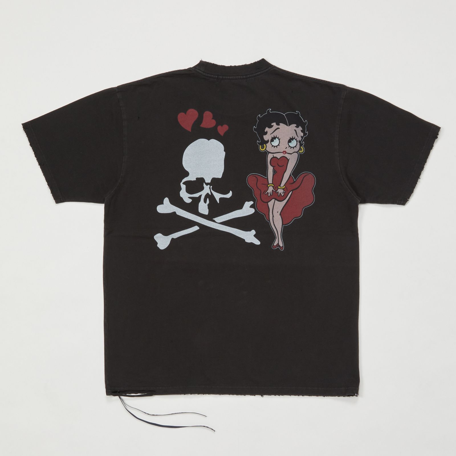 【MASTERMIND WORLD】 xBETTY BOOP S/S TEE ( DAMEGED ) MULTI COLOR <REGULAR FIT>