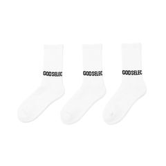 GX-A24-SO-03 SOCKS (3PIECE 1PACK) WHITE