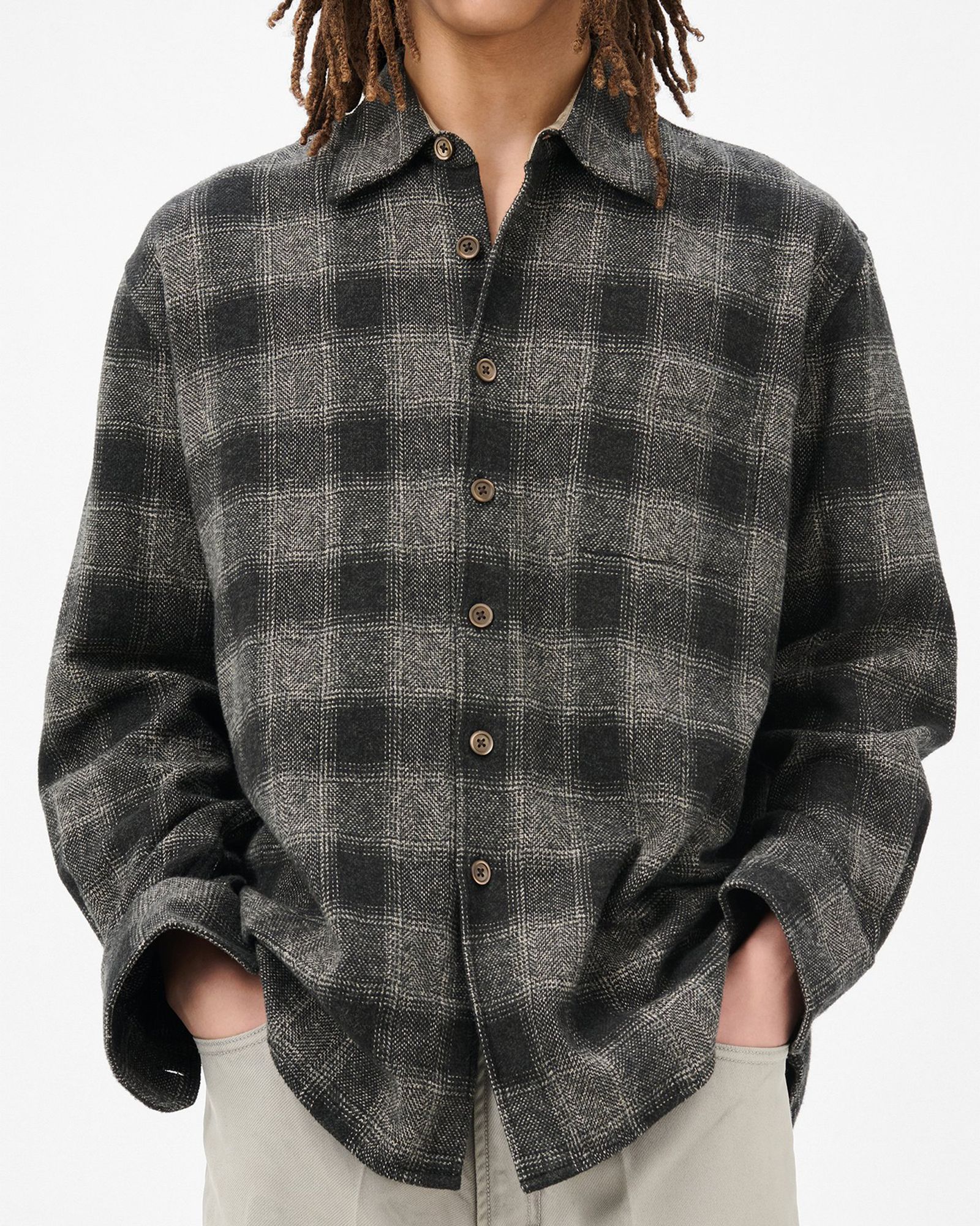 ABOVE SHIRT   Oakland Low Twist Check