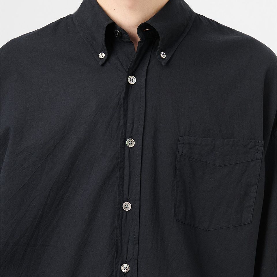 OUR LEGACY - BORROWED BD SHIRT Black Voile | River