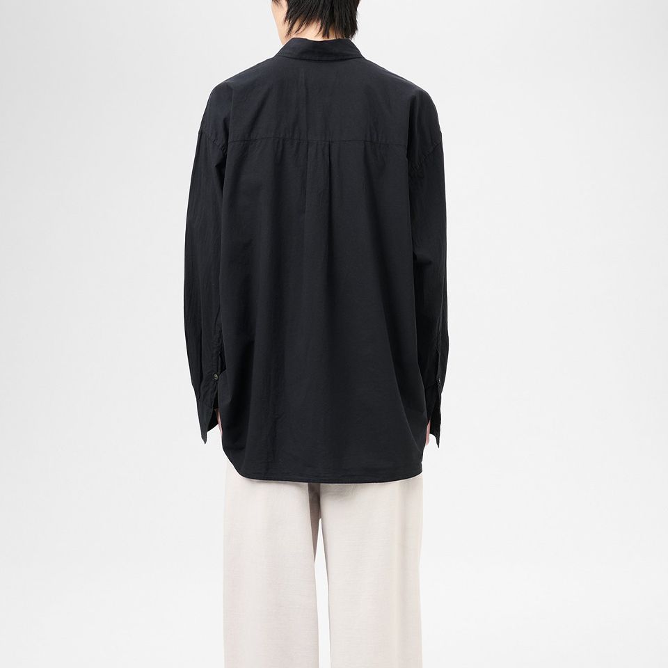 OUR LEGACY - BORROWED BD SHIRT Black Voile | River