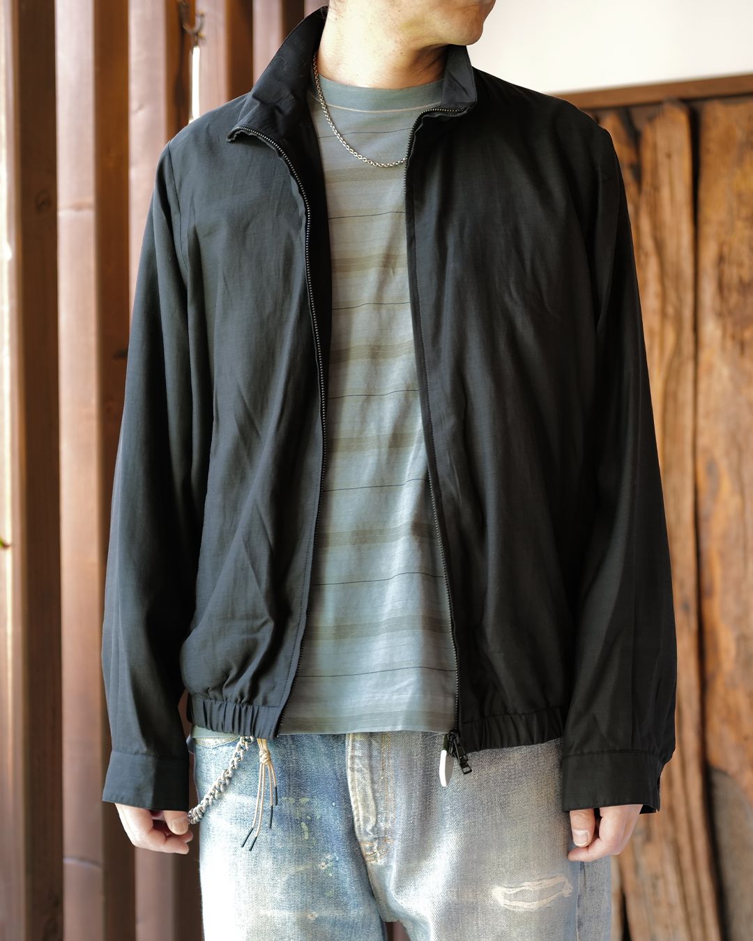 BOX LONGSLEEVE  Spray Fade Ghost Stripe