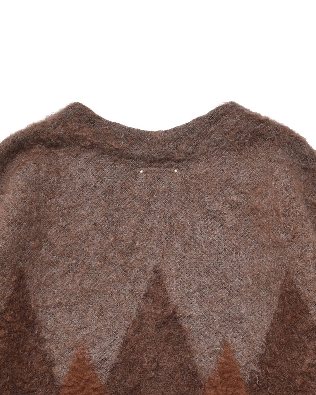 Mohair Argyle Knit Cardigan Knit Cardigan BRT