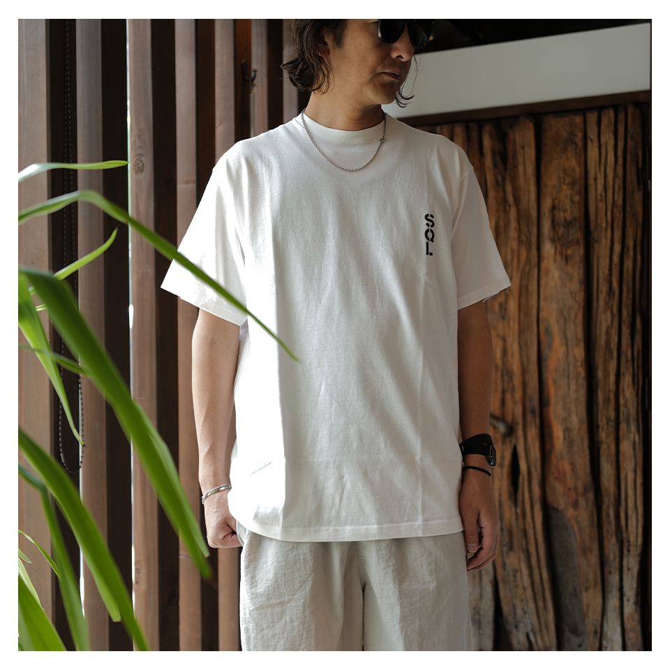 SQ-25SS-ST-07 T-SHIRT  WHITE