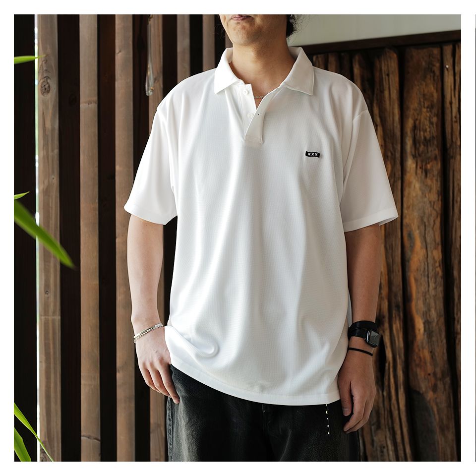 GOD SELECTION XXX - GX-S25-CS-01 POLO SHIRT WHITE | River